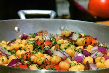 Ensalada de Garbanzos y Perejil