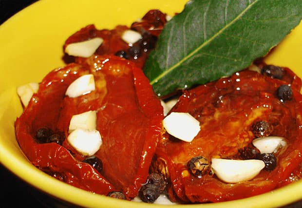 Tomates secos en Aceite y Ajo