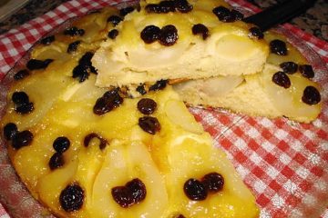 Torta de Peras sin manteca