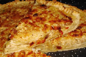 Tarta de Cebollas y Tomates Secos