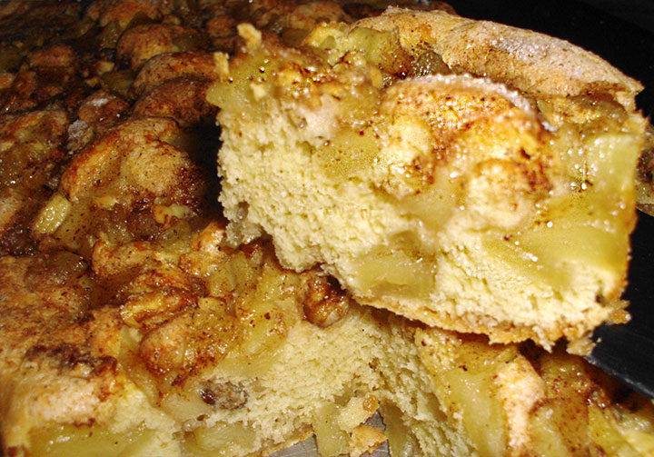 Tarta Rústica de Manzana sin manteca