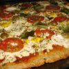 Pizza con harina integral