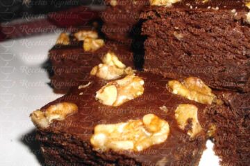 Cómo hacer brownies de alubias