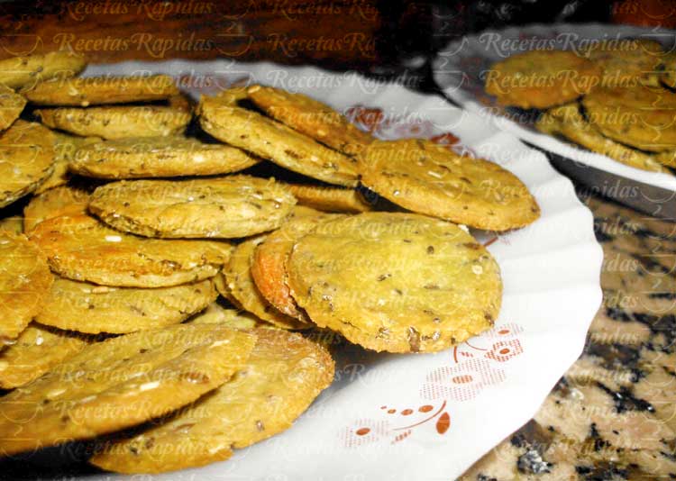 Galletas de Harina de Arvejas con semillas